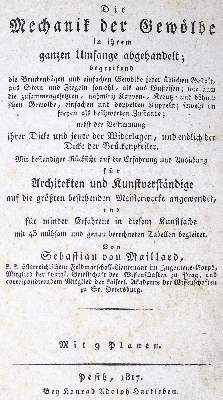 Bild Nr.1: 123-625 Maillard,S.v.: (Architektur)