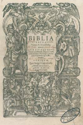 Bild Nr.1: 123-63 Biblia sacra,: (Bibeln)