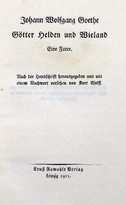 Bild Nr.1: 123-685 Goethe,J.W.v.: (Faksimile)