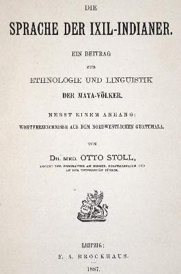 Bild Nr.1: 123-695 Stoll,O.: (Lexika - Wörterbücher - Sprachwissenschaften, Amerika)