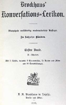 Bild Nr.1: 123-699 Brockhaus: (Lexika - Wörterbücher - Sprachwissenschaften, Einband)