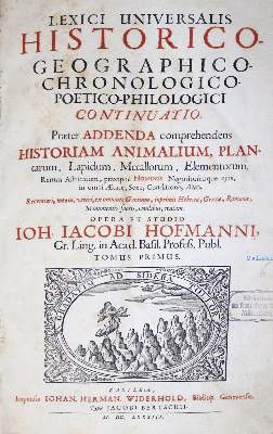 Bild Nr.1: 123-703 Hofmann,J.J.: (Lexika - Wörterbücher - Sprachwissenschaften)