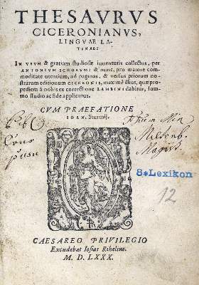 Bild Nr.1: 123-708 Schorus,A. (d.i. A. van Schore).: (Lexika - Wörterbücher - Sprachwissenschaften)
