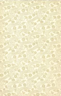 Bild Nr.1: 123-711 Vorsatzpapier.: (Papier, Jugendstil)