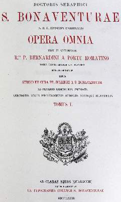 Bild Nr.1: 123-79 Bonaventura,S.: (Alte Drucke, Handschriften und Theologie)
