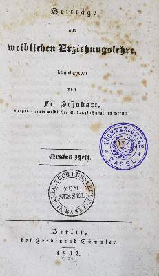 Bild Nr.1: 123-794 Schubart,F.: (Pädagogik)