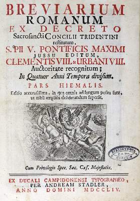 Bild Nr.1: 123-83 Breviarium Romanum.: (Alte Drucke, Handschriften und Theologie)