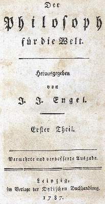 Bild Nr.1: 123-870 Engel,J.J.: (Literatur und illustrierte Bücher bis 19.Jahrhundert)