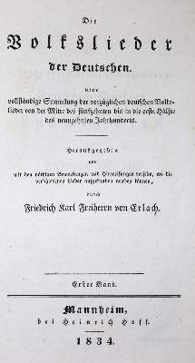 Bild Nr.1: 123-871 Erlach,F.K.v.: (Literatur und illustrierte Bücher bis 19.Jahrhundert)