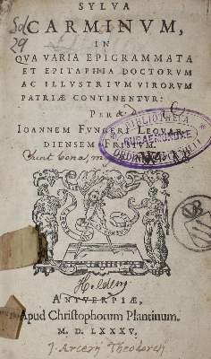 Bild Nr.1: 123-874 Fongers,J.: (Literatur und illustrierte Bücher bis 19.Jahrhundert)