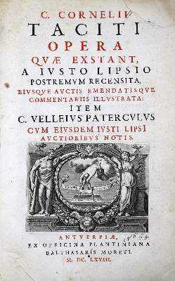 Bild Nr.1: 123-934 Tacitus,C.: (Literatur und illustrierte Bücher bis 19.Jahrhundert)