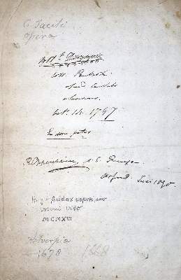 Bild Nr.2: 123-934 Tacitus,C.: (Literatur und illustrierte Bücher bis 19.Jahrhundert)