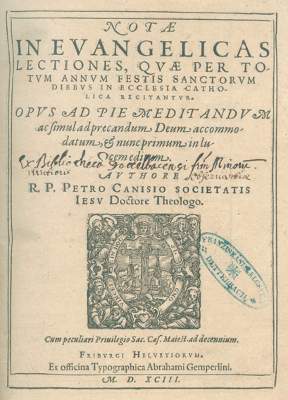 Bild Nr.1: 123-99 Canisius,P.: (Alte Drucke, Handschriften und Theologie)