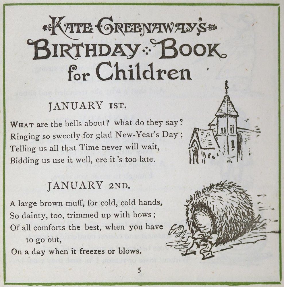 Große Abbildung Nr.1: 124-1001 Greenaway,K.: (Kinder- und Jugendbücher)