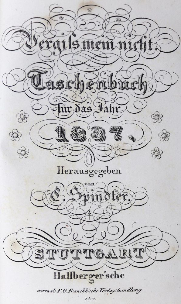 Große Abbildung Nr.3: 124-1066 Spindler,C. (Hrsg.).: (Almanache)