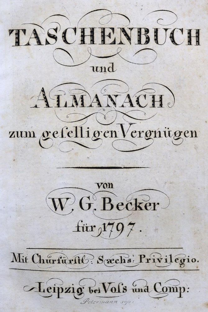 Große Abbildung Nr.1: 124-1068 Taschenbuch und Almanach: (Almanache)