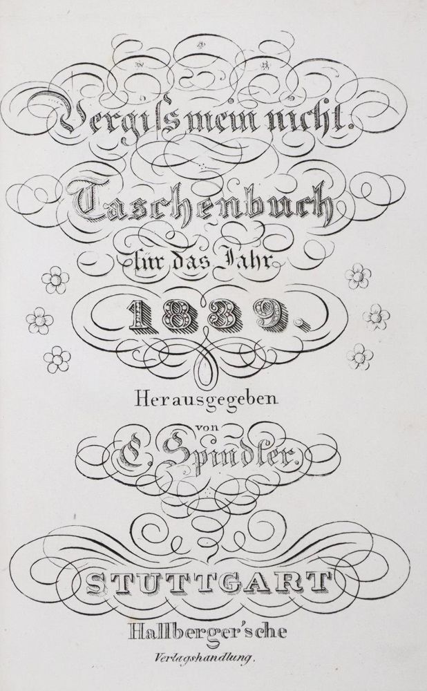 Große Abbildung Nr.1: 124-1069 Vergissmeinnicht.: (Almanache)