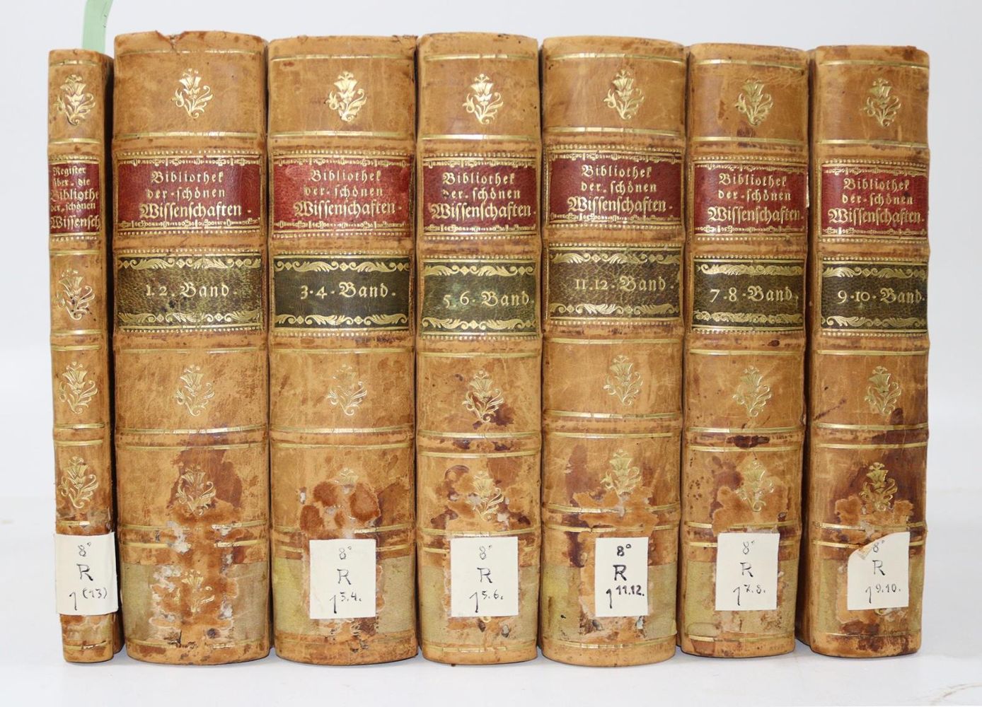 Große Abbildung Nr.2: 124-1072 Bibliothek der schönen Wissenschaften: (Literatur und illustrierte Bücher bis 19.Jahrhundert)