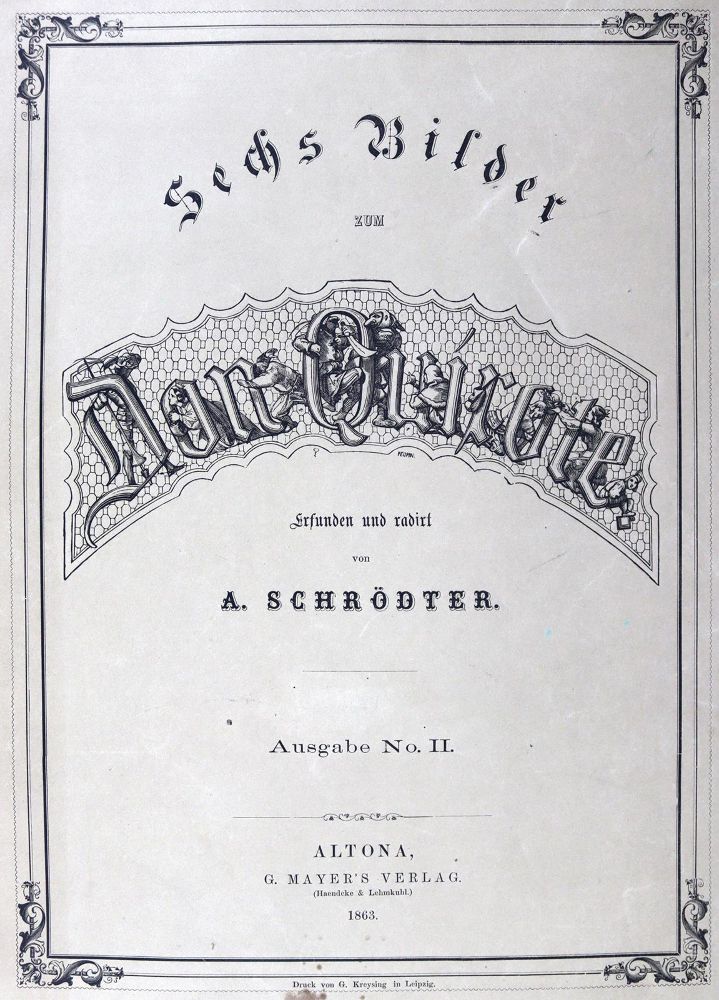 Große Abbildung Nr.1: 124-1082 Schrödter,A.: (Cervantes)