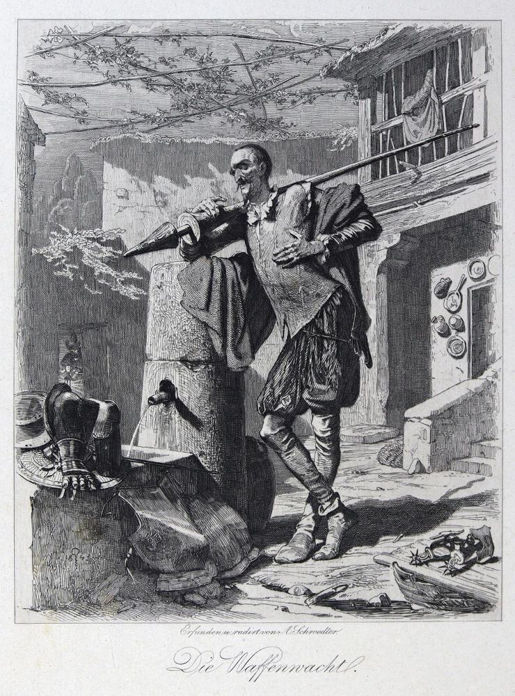 Große Abbildung Nr.2: 124-1082 Schrödter,A.: (Cervantes)