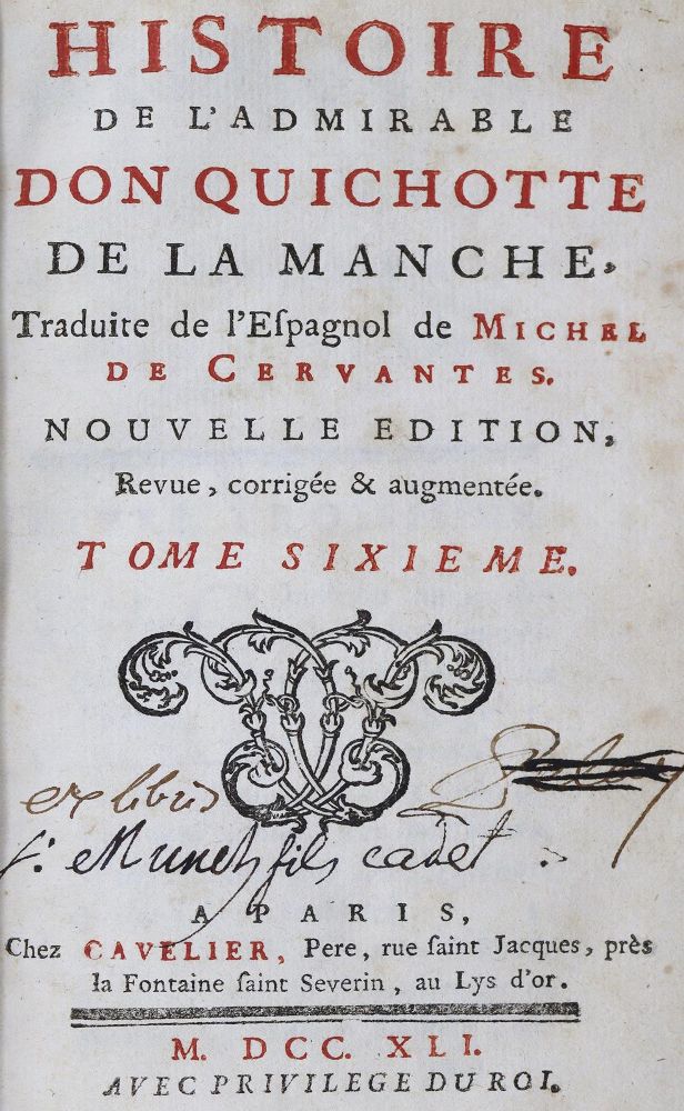 Große Abbildung Nr.1: 124-1083 Cervantes Saavedra,M.de.: (Literatur und illustrierte Bücher bis 19.Jahrhundert)