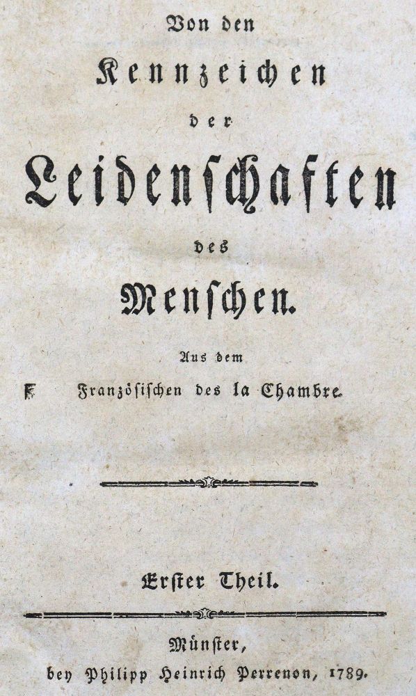 Große Abbildung Nr.1: 124-1090 (Cureau) de la Chambre,(M.).: (Literatur und illustrierte Bücher bis 19.Jahrhundert)