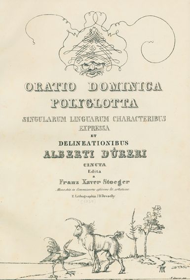 Große Abbildung Nr.1: 124-1100 Stöger,F.X.: (Dürer)