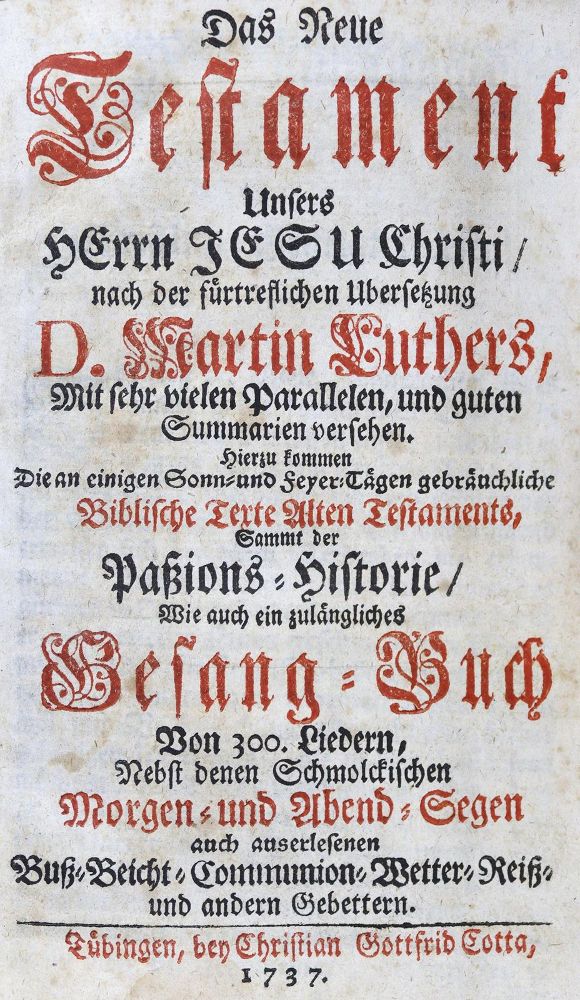 Große Abbildung Nr.1: 124-1117 Süddeutscher Rokoko-Einband.: (Einband)