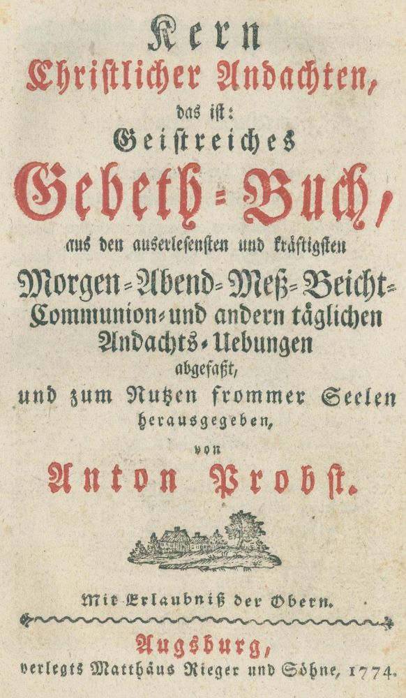 Große Abbildung Nr.3: 124-1118 Süddeutscher Rokoko-Einband.: (Einband)