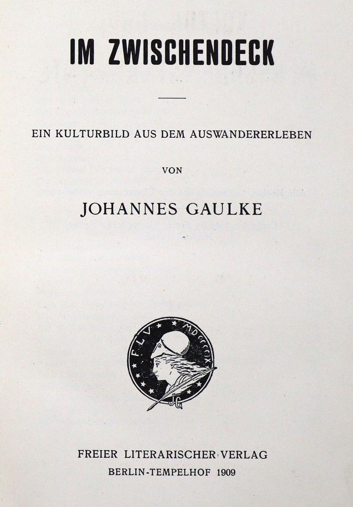 Große Abbildung Nr.1: 124-1130 Gaulke,J.: (Literatur und illustrierte Bücher bis 19.Jahrhundert)