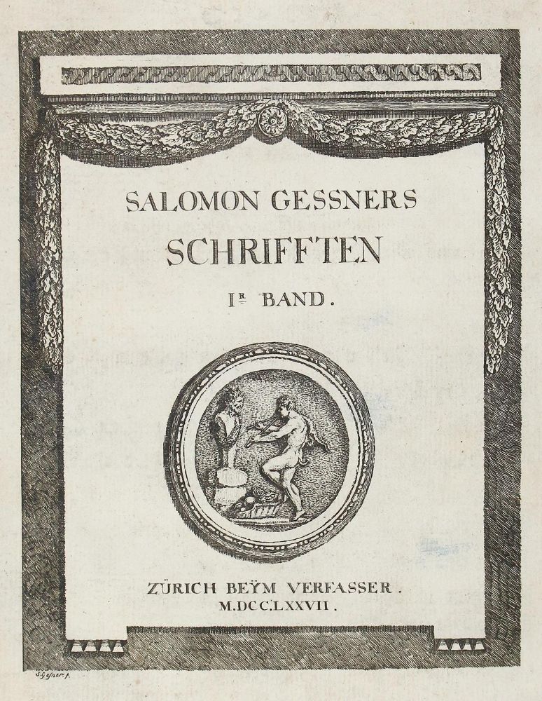 Große Abbildung Nr.2: 124-1133 Gessner,S.: (Literatur und illustrierte Bücher bis 19.Jahrhundert)