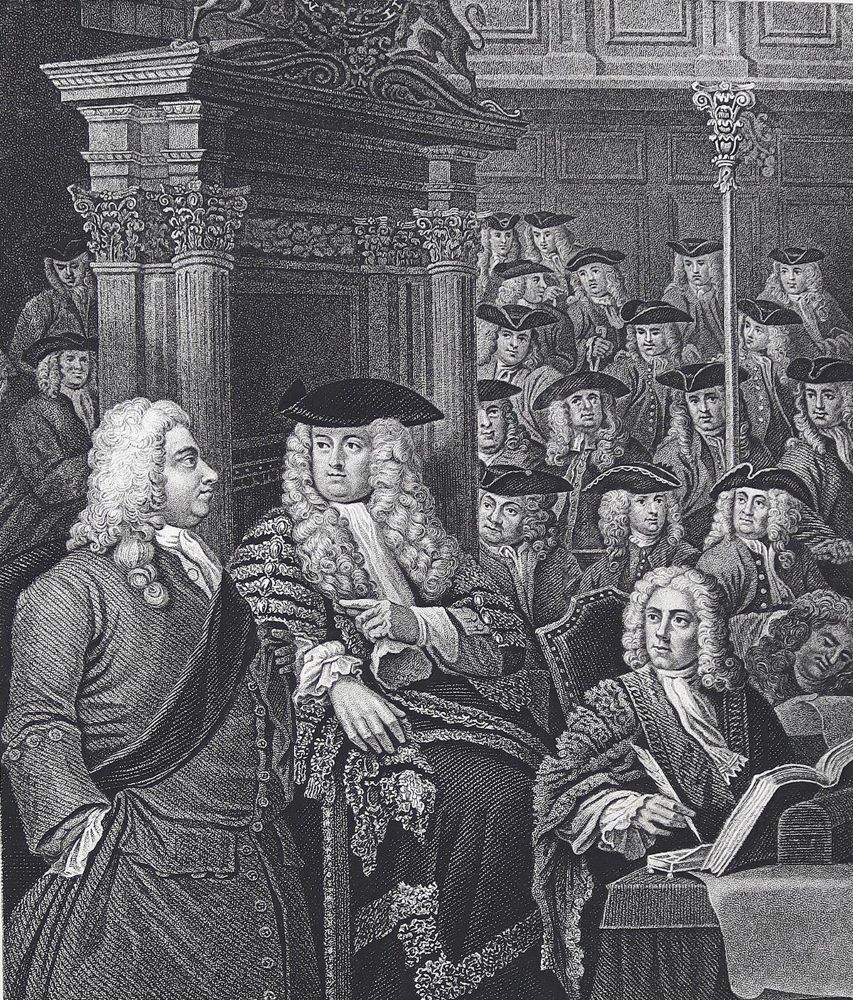 Große Abbildung Nr.1: 124-1148 Hogarth,W.: (Literatur und illustrierte Bücher bis 19.Jahrhundert)