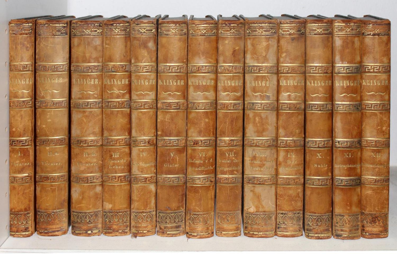 Große Abbildung Nr.3: 124-1156 Klinger,F.M.: (Literatur und illustrierte Bücher bis 19.Jahrhundert)