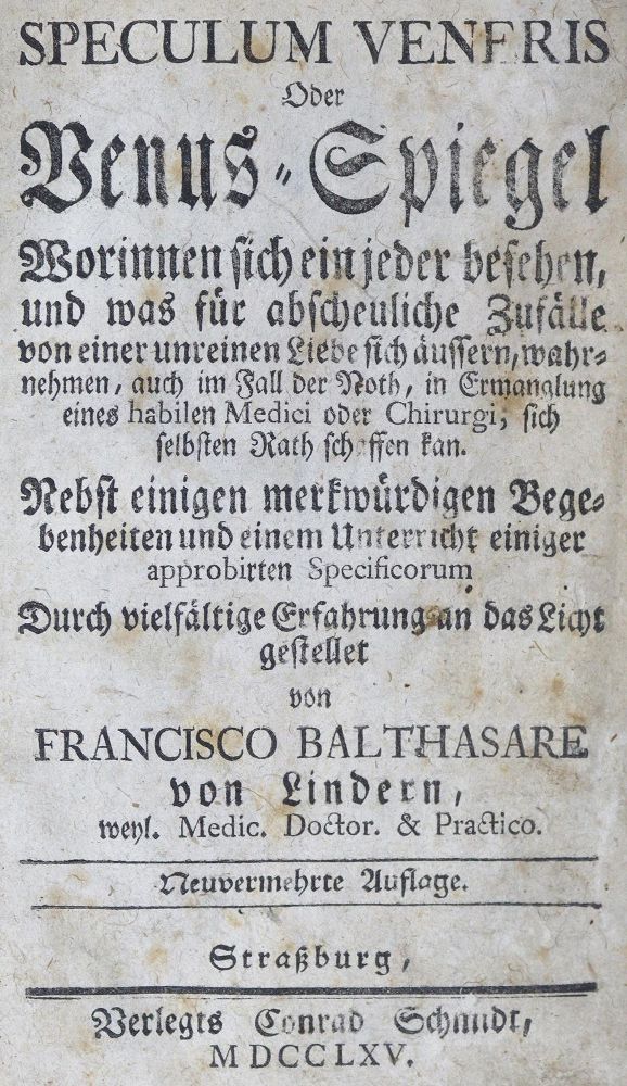 Große Abbildung Nr.1: 124-1164 Lindern,F.B.v.: (Literatur und illustrierte Bücher bis 19.Jahrhundert)