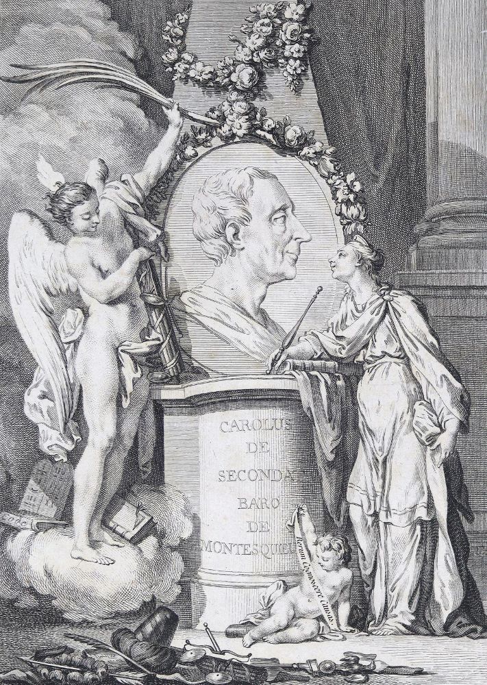 Große Abbildung Nr.1: 124-1180 Montesquieu,C.L.S.de.: (Literatur und illustrierte Bücher bis 19.Jahrhundert)