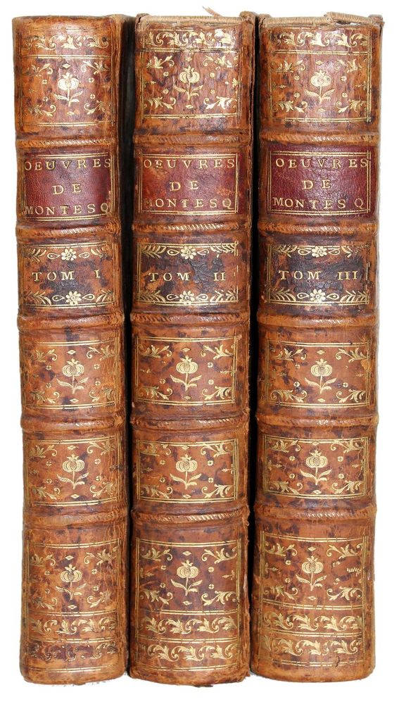Große Abbildung Nr.3: 124-1180 Montesquieu,C.L.S.de.: (Literatur und illustrierte Bücher bis 19.Jahrhundert)