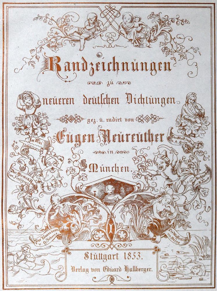 Große Abbildung Nr.1: 124-1185 Neureuther,E.: (Literatur und illustrierte Bücher bis 19.Jahrhundert)