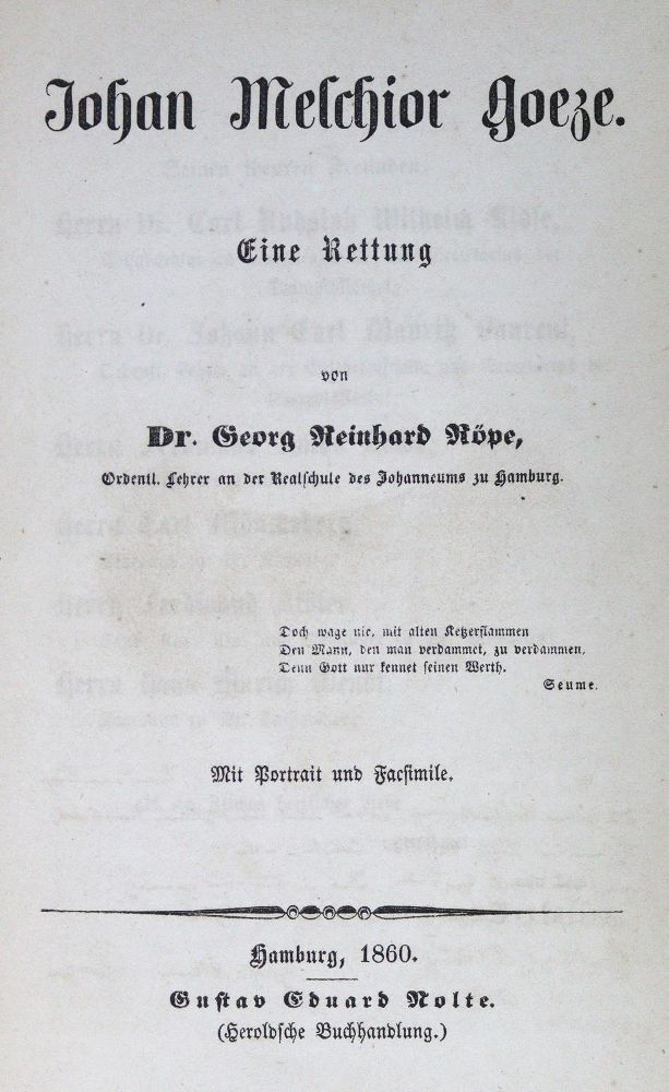 Große Abbildung Nr.2: 124-1202 Röpe,G.R.: (Literatur und illustrierte Bücher bis 19.Jahrhundert)