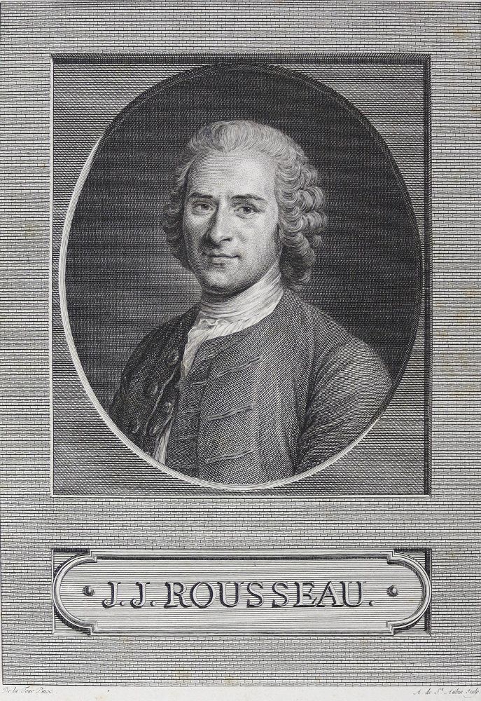 Große Abbildung Nr.1: 124-1208 Rousseau,J.J.: (Literatur und illustrierte Bücher bis 19.Jahrhundert)