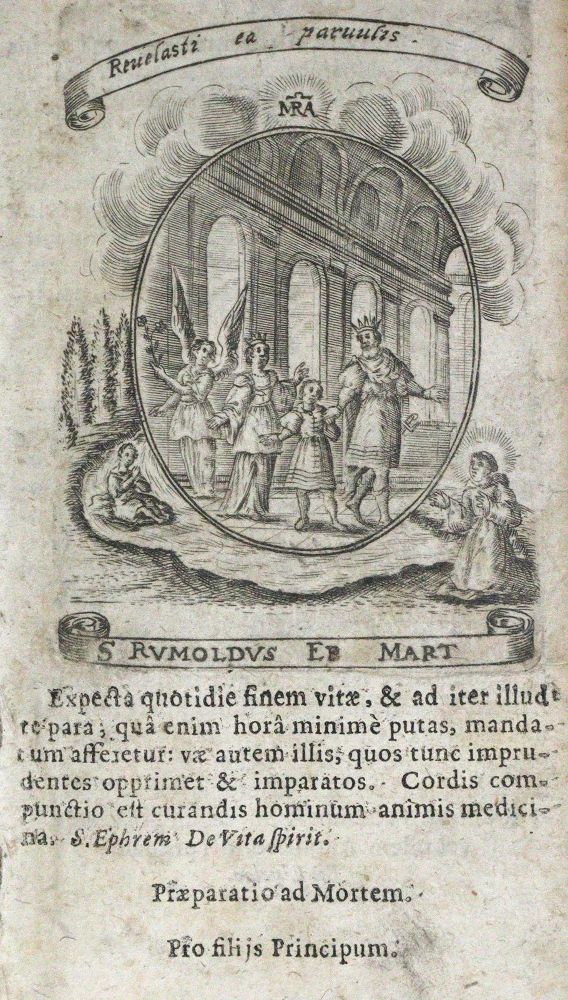 Große Abbildung Nr.1: 124-121 Vita Sanctorum.: (Emblemata)