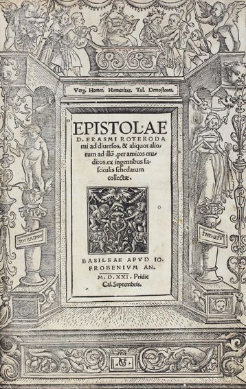 Große Abbildung Nr.1: 124-123 Erasmus v. Rotterdam,D.: (Alte Drucke, Handschriften und Theologie)