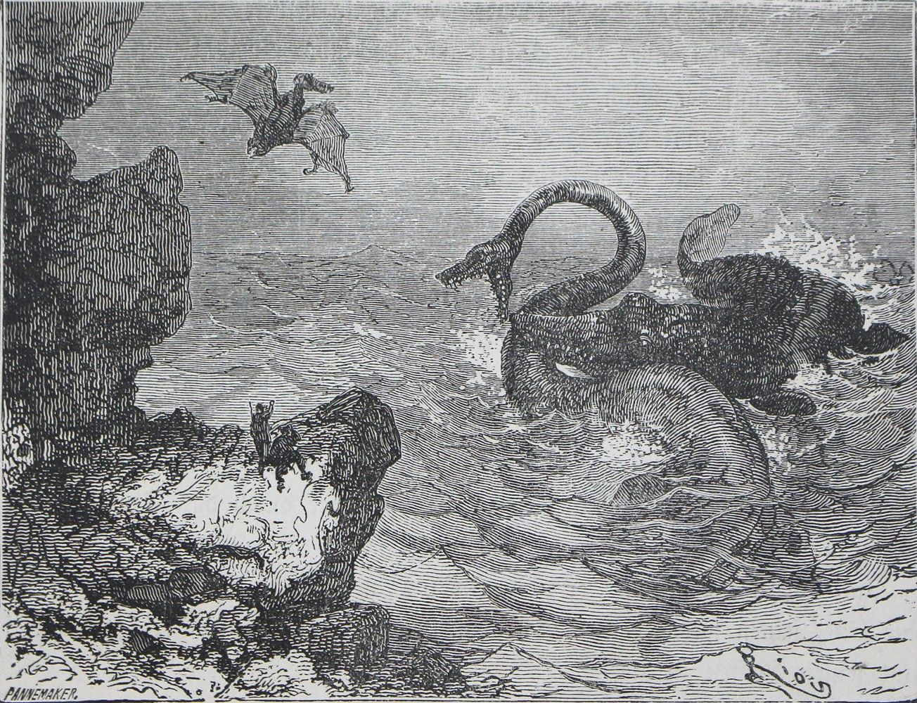 Große Abbildung Nr.2: 124-1230 Verne,J.: (Literatur und illustrierte Bücher bis 19.Jahrhundert)