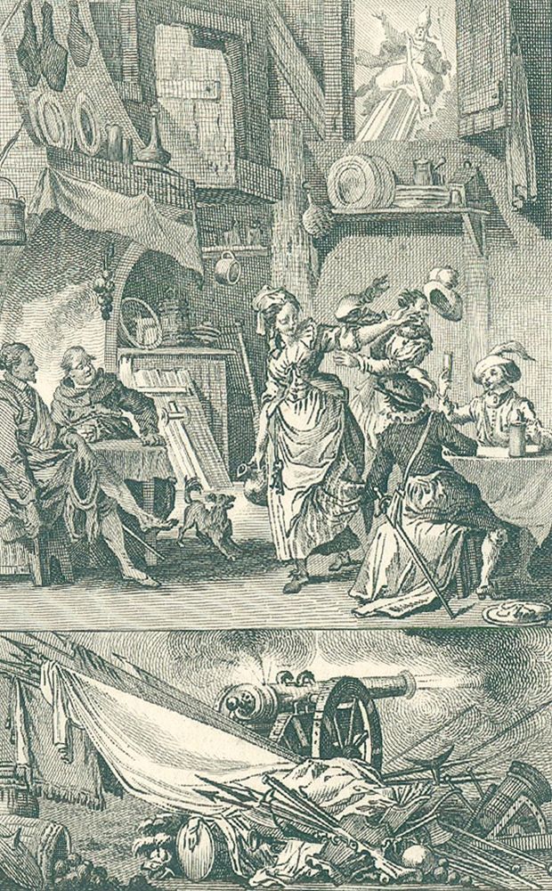 Große Abbildung Nr.3: 124-1233 Voltaire,(F.M.A.de).: (Literatur und illustrierte Bücher bis 19.Jahrhundert)