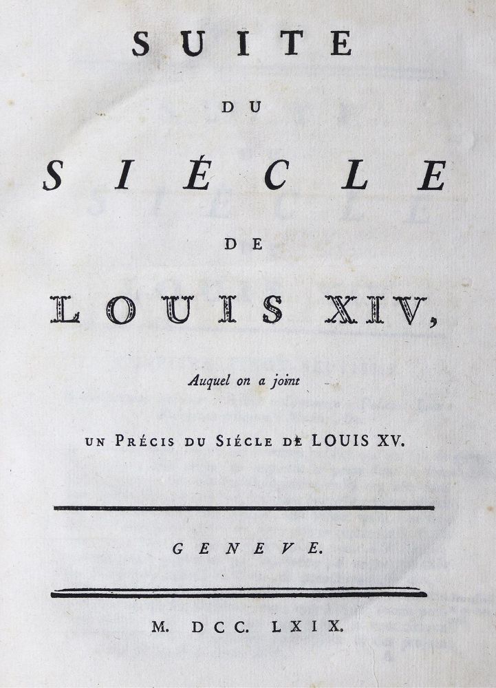 Große Abbildung Nr.2: 124-1236 Voltaire,(F.M.A.de).: (Literatur und illustrierte Bücher bis 19.Jahrhundert)