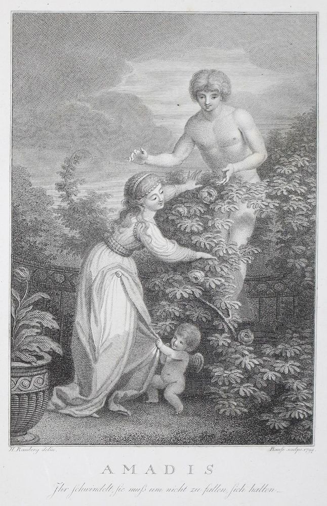 Große Abbildung Nr.1: 124-1238 Wieland,C.M.: (Literatur und illustrierte Bücher bis 19.Jahrhundert)