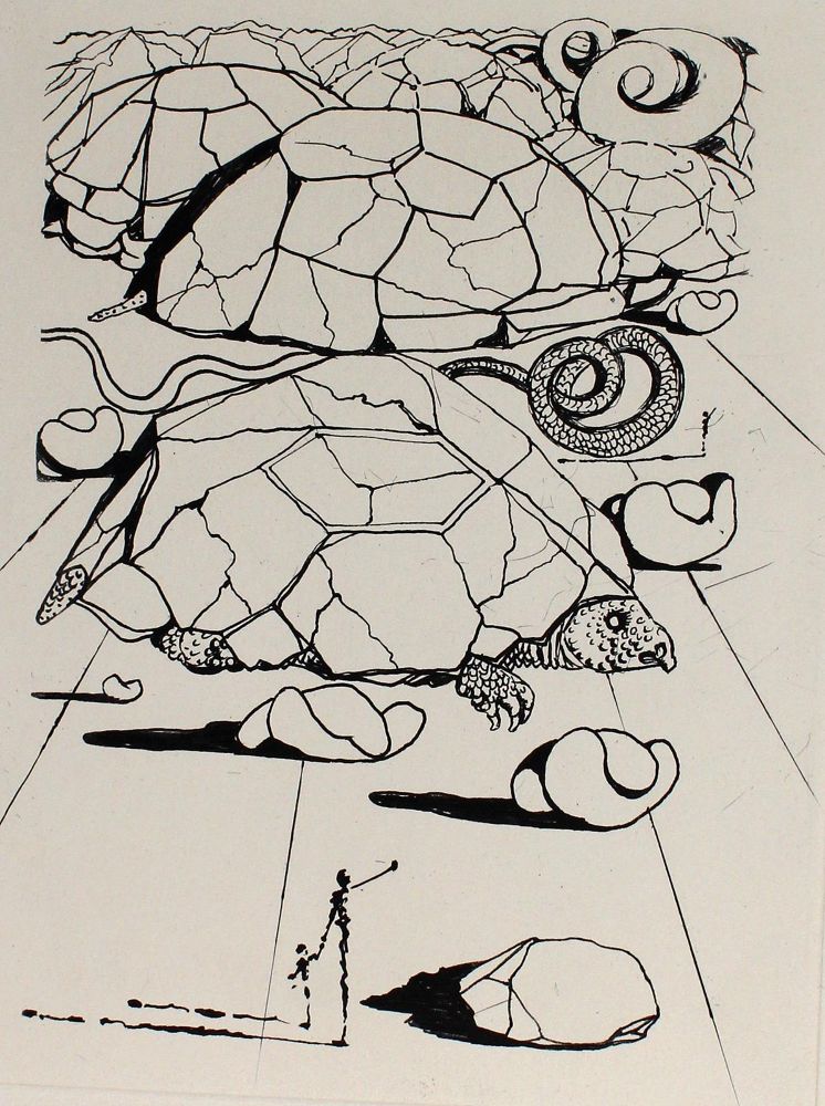 Große Abbildung Nr.3: 124-1271 Dali,S.: (Literatur und illustrierte Bücher 20.Jahrhundert - Alte Literatur in modernen Ausgaben)