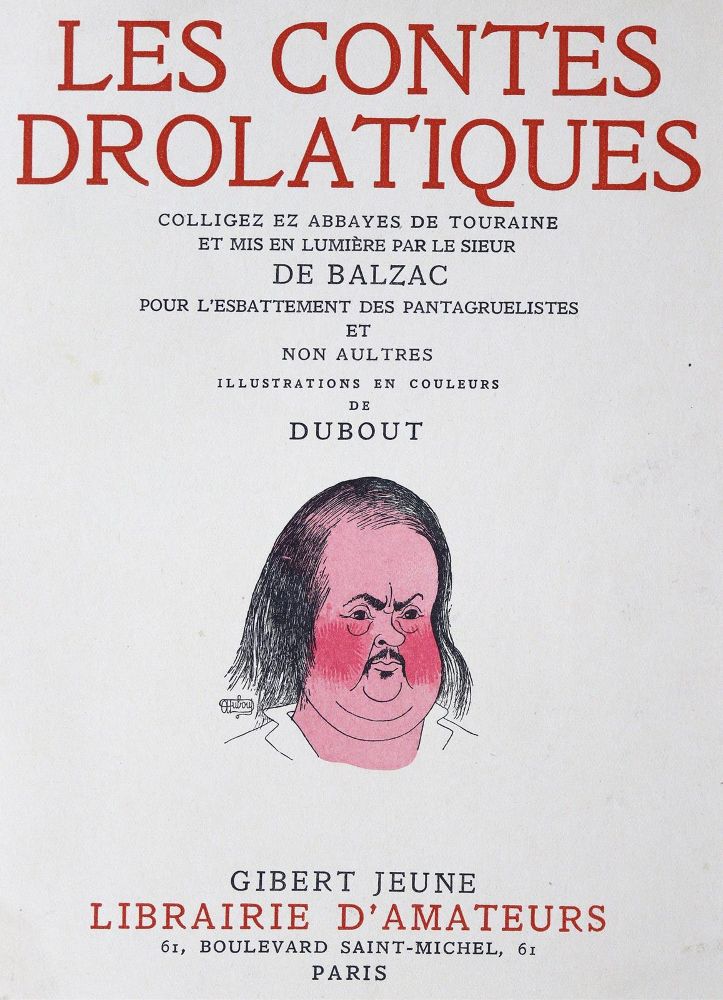 Große Abbildung Nr.1: 124-1278 Balzac,H.de.: (Dubout)