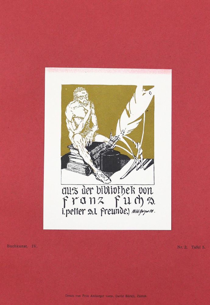 Große Abbildung Nr.1: 124-1300 Buchkunst.: (Exlibris)