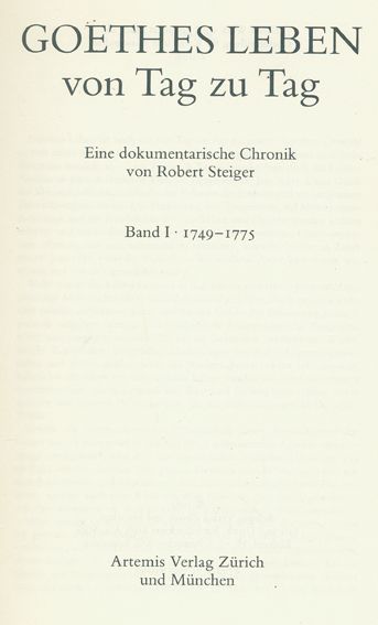 Große Abbildung Nr.1: 124-1313 Reimann,A.: (Goethe)