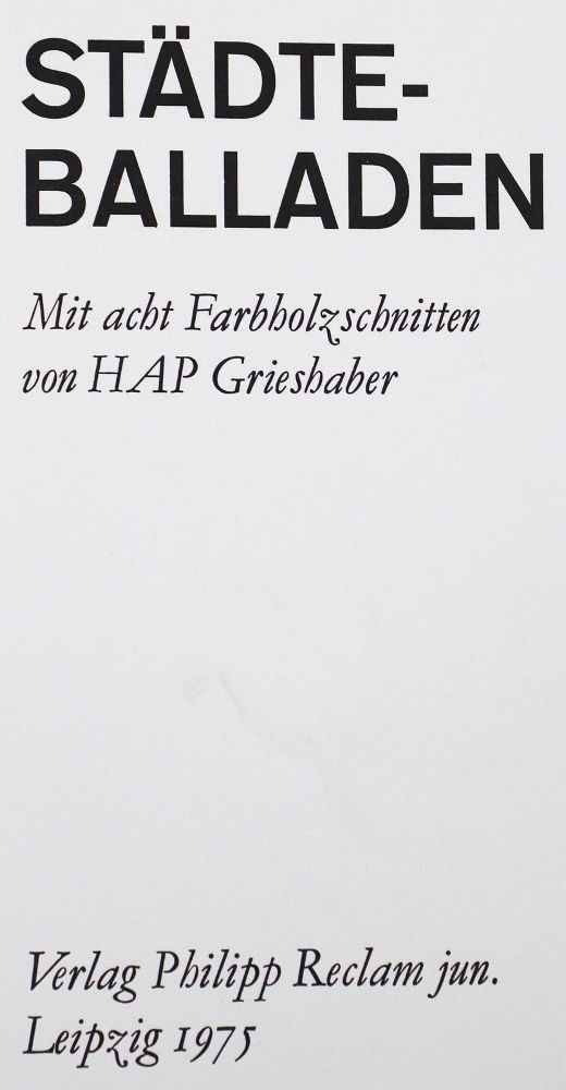 Große Abbildung Nr.11: 124-1319 Hermlin,S.: (Grieshaber)